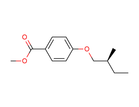 Benzoic acid, 4-(2-methylbutoxy)-, methyl ester, (S)-