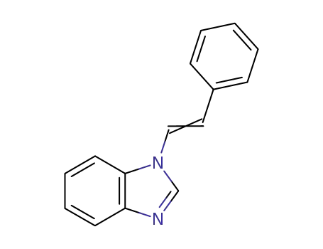 Molecular Structure of 71323-25-6 (1-(2-phenylethenyl)-1H-benzimidazole)