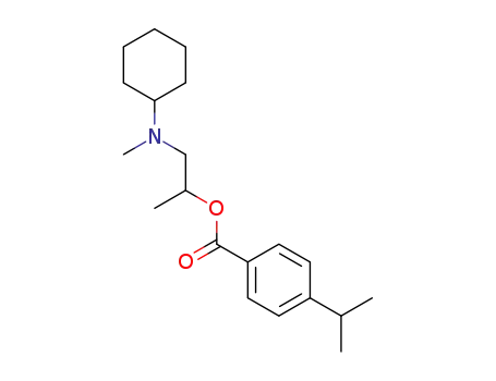 1-(cyclohexyl(methyl)amino)propan-2-yl-4-isopropylbenzoate