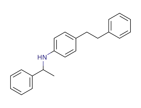 Molecular Structure of 1397252-93-5 (4-phenethyl-N-(1-phenylethyl)aniline)