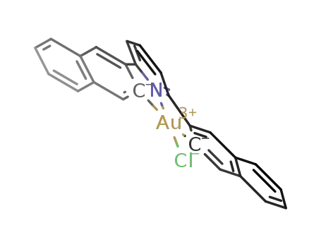 C<sub>25</sub>H<sub>15</sub>AuClN