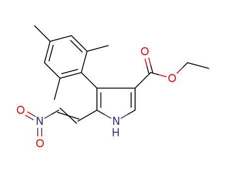 4-(ethoxycarbonyl)-3-mesityl-2-(2-nitrovinyl)pyrrole