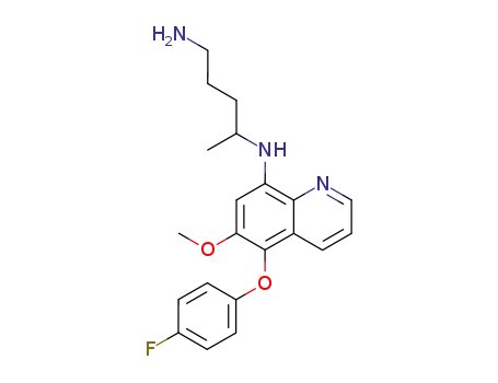 N~4~-[5-(4-fluorophenoxy)-6-methoxyquinolin-8-yl]pentane-1,4-diamine