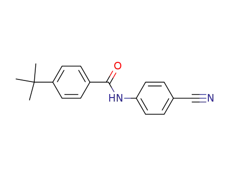 Molecular Structure of 129488-49-9 (4-tert-butyl-N-(4-cyanophenyl)benzamide)