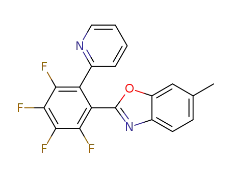6-methyl-2-(2,3,4,5-tetrafluoro-6-(pyridin-2-yl)phenyl)benzoxazole
