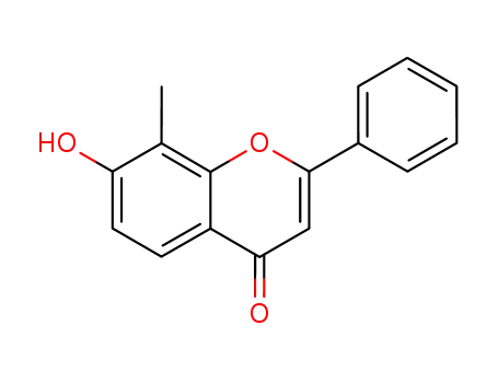 7-Hydroxy-8-methyl-2-phenyl-4H-1-benzopyran-4-one