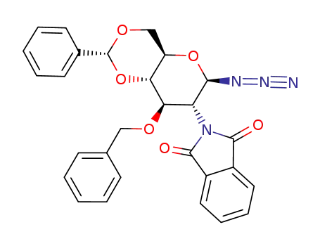 4,6-O-benzylidene-3-O-benzyl-2-deoxy-2-phthalimido-β-D-glucopyranosyl azide