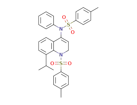 N-(8-isopropyl-1-tosyl-1,2-dihydroquinolin-4-yl)-4-methyl-N-phenylbenzenesulfonamide