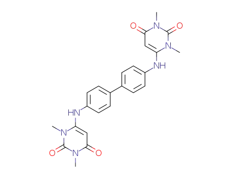 6,6'-[biphenyl-4,4'-diyldi(imino)]bis(1,3-dimethylpyrimidine-2,4(1H,3H)-dione)