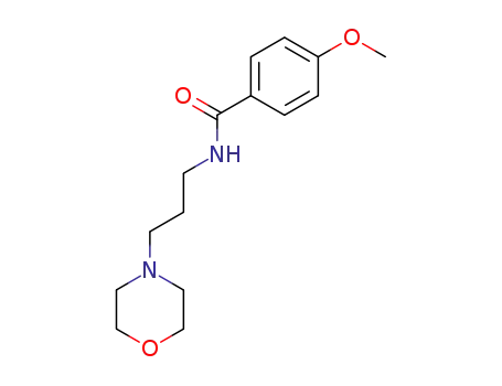 Benzamide, 4-methoxy-N-(3-(4-morpholinyl)propyl)-
