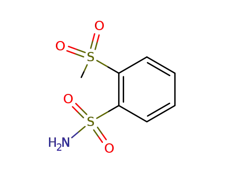 Molecular Structure of 103008-83-9 (Benzenesulfonamide, 2-(methylsulfonyl)-)