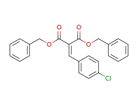 Molecular Structure of 1429479-25-3 (dibenzyl 2-(4-chlorobenzylidene)malonate)
