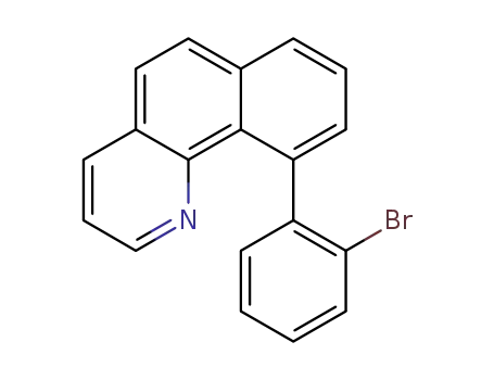 Molecular Structure of 1416448-67-3 (10-(2-bromophenyl)benzo[h]quinoline)