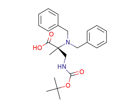 (S)-2-(dibenzylamino)-3-(tertbutyloxycarbonylamino)-2-methylpropanoic acid