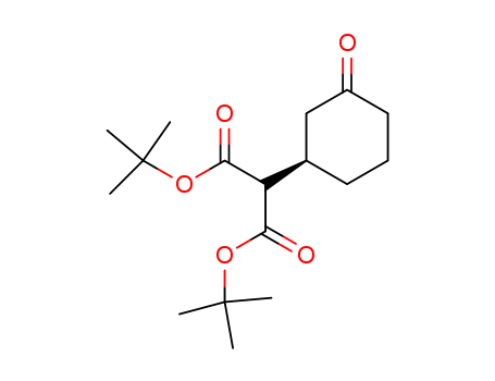 Propanedioic acid, (3-oxocyclohexyl)-, bis(1,1-dimethylethyl) ester, (R)-