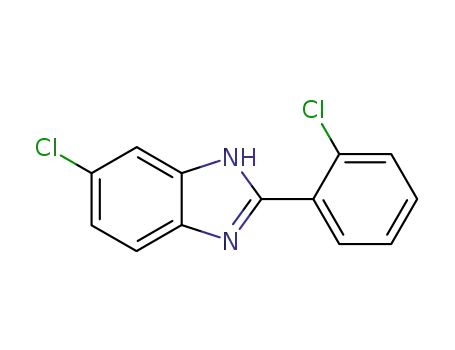 6-chloro-2-(2-chlorophenyl)-1H-benzimidazole