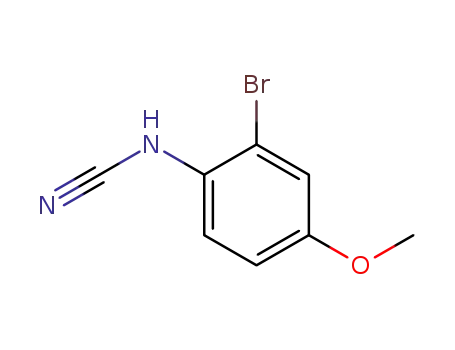 (2-bromo-4-methoxyphenyl)cyanamide
