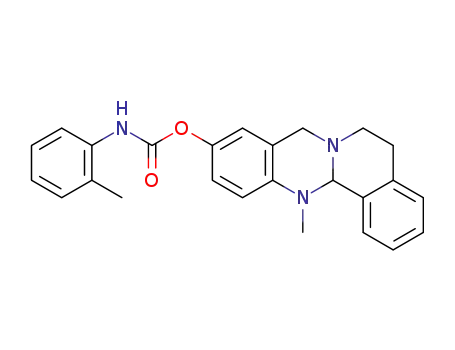 13-methyl-6,8,13,13a-tetrahydro-5H-isoquinolino[1,2-b]quinazolin-10-yl o-tolylcarbamate