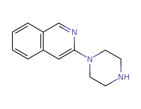 Molecular Structure of 82117-35-9 (3-(1-Piperazinyl)isoquinoline)