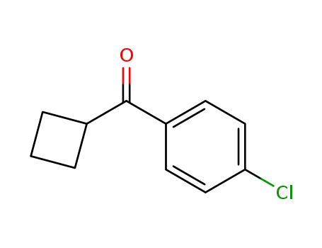 Molecular Structure of 77585-25-2 (4-CHLOROPHENYL CYCLOBUTYL KETONE)