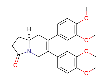 (S)-1,2,8,8a-tetrahydro-6,7-bis(3,4-dimethoxyphenyl)-indolizin-3(5H)-one