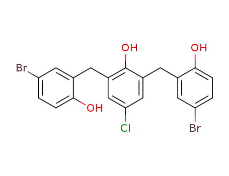 Phenol, 2,6-bis[(5-bromo-2-hydroxyphenyl)methyl]-4-chloro-