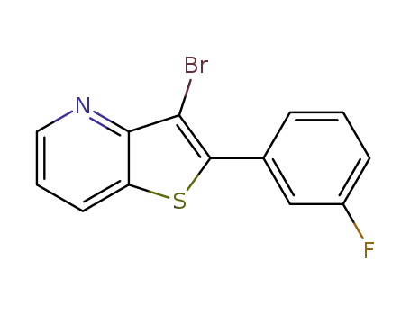 3-bromo-2-(3-fluorophenyl)thieno[3,2-b]pyridine