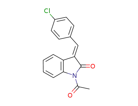 (E)-1-acetyl-3-(4-chlorobenzylidene)indolin-2-one