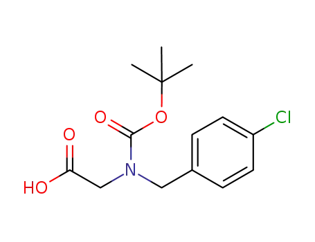 2-[tert-butoxycarbonyl(4-chlorobenzyl)amino]acetic acid