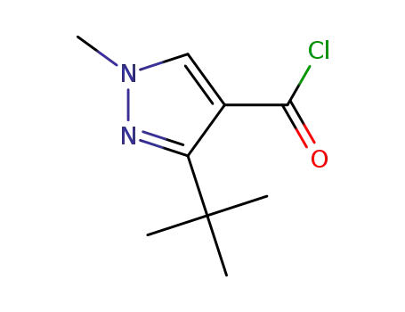 3-tert-butyl-1-methyl-1H-pyrazole-4-carbonyl chloride