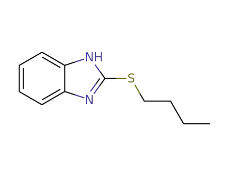 Molecular Structure of 75080-11-4 (2-(BUTYLTHIO)-1H-BENZO[D]IMIDAZOLE)