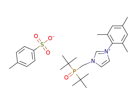 3-((di-tert-butylphosphoryl)methyl)-1-mesityl-1H-imidazol-3-ium 4-methylbenzenesulfonate