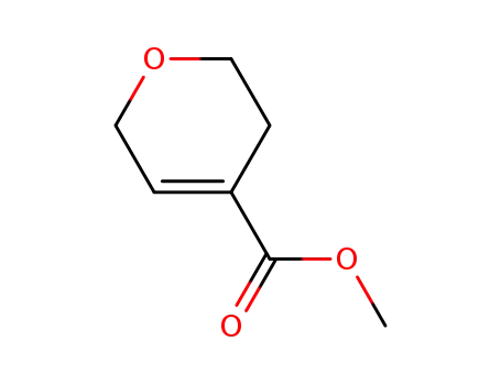Molecular Structure of 105772-14-3 (2H-Pyran-4-carboxylicacid,3,6-dihydro-,methylester(9CI))