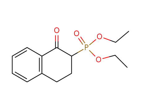 diethyl (1-oxo-1,2,3,4-tetrahydronaphthalen-2-yl)phosphonate