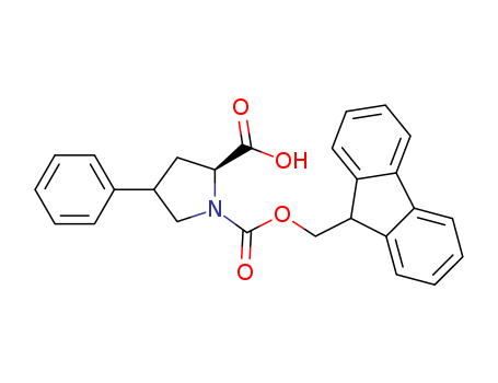 1,2-Pyrrolidinedicarboxylicacid, 4-phenyl-, 1-(9H-fluoren-9-ylmethyl) ester, (2S,4S)-
