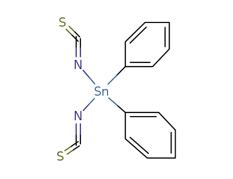 Molecular Structure of 21001-81-0 (Stannane, diisothiocyanatodiphenyl-)