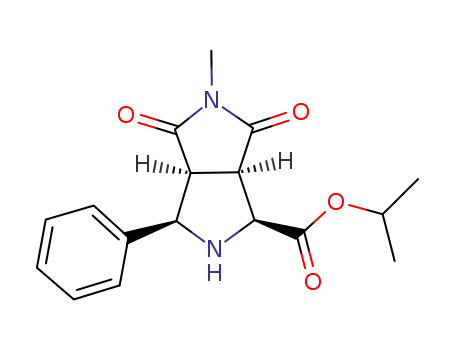 isopropyl (1S,3R,3aS,6aR)-5-methyl-3-phenyl-4,6-dioxooctahydropyrrolo[3,4-c]pyrrole-1-carboxylate