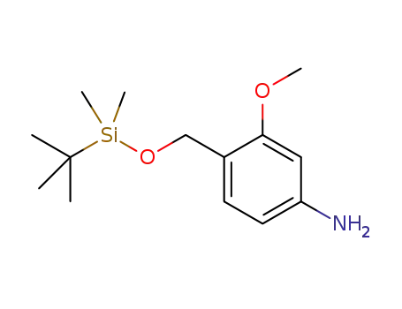4-(((tert-butyldimethylsilyl)oxy)methyl)-3-methoxyaniline
