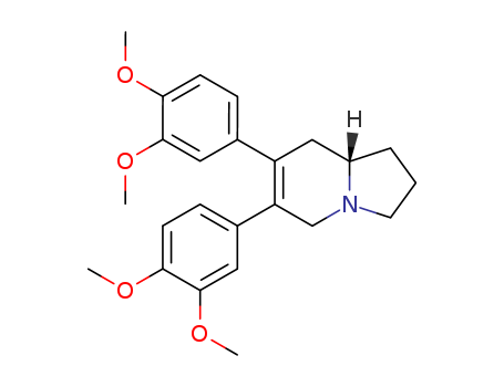 Indolizine, 6,7-bis(3,4-dimethoxyphenyl)-1,2,3,5,8,8a-hexahydro-, (S)-