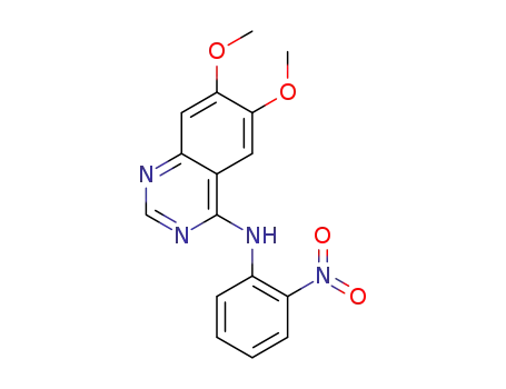 Molecular Structure of 229476-52-2 (6,7-dimethoxy-N-(2-nitrophenyl)quinazolin-4-amine)