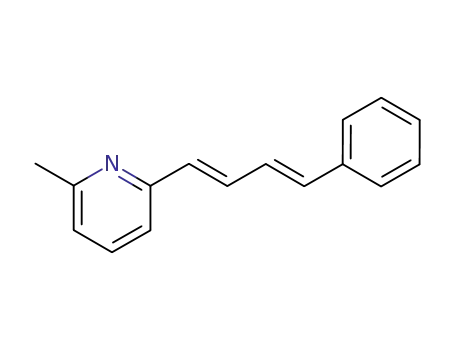 Molecular Structure of 2637-05-0 (2-methyl-6-((1E,3E)-4-phenylbuta-1,3-dien-1-yl)pyridine)