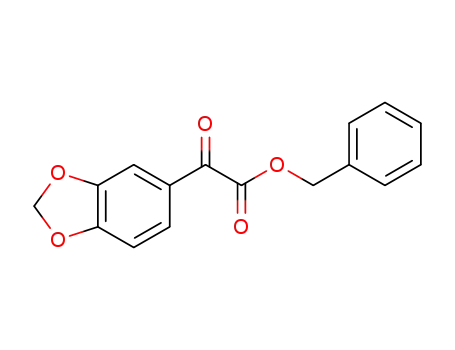 Molecular Structure of 1449336-19-9 (benzyl 2-(benzo[d][1,3]dioxol-5-yl)-2-oxoacetate)
