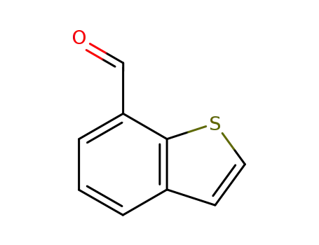 Molecular Structure of 10134-91-5 (BENZO[B]THIOPHENE-7-CARBALDEHYDE)