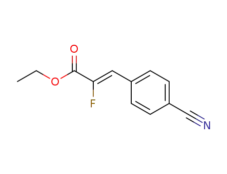 (Z)-3-(4-cyanophenyl)-2-fluoroacrylic acid ethyl ester