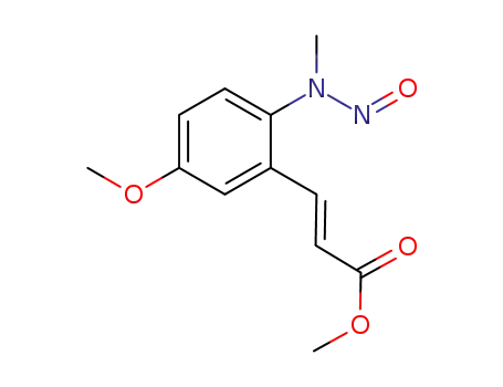 (E)-methyl 3-(5-methoxy-2-(methyl(nitroso)amino)phenyl)acrylate