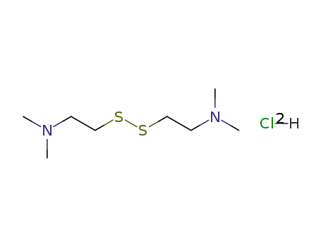 Molecular Structure of 17339-60-5 (2,2'-DITHIOBIS(N,N-DIMETHYLETHYLAMINE) DIHYDROCHLORIDE)