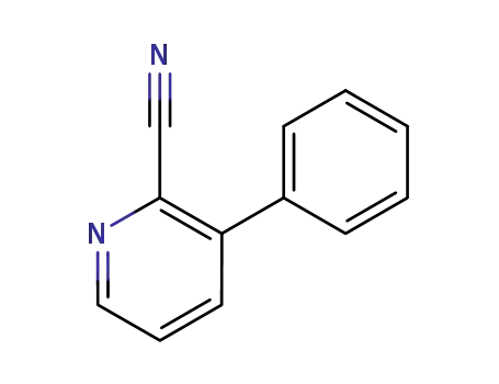 Molecular Structure of 39065-43-5 (2-CYANO-3-PHENYLPYRIDINE)