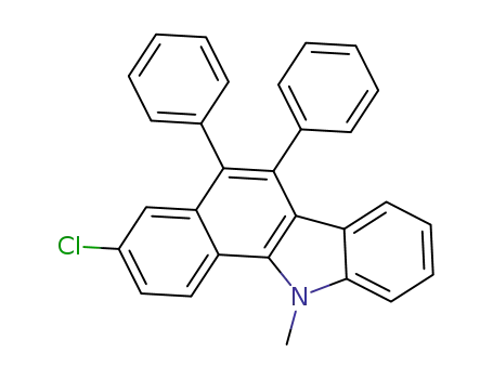 3-chloro-11-methyl-5,6-diphenyl-11H-benzo[a]carbazole