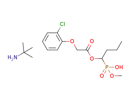 2-methylpropan-2-aminium methyl (1-(2-(2-chlorophenoxy)acetoxy)butyl)phosphonate