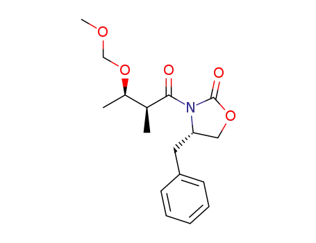 (S)-8-benzyl-3-[(2S,3R)-3-(methoxymethoxy)-2-methylbutanoyl]oxazolidin-2-one